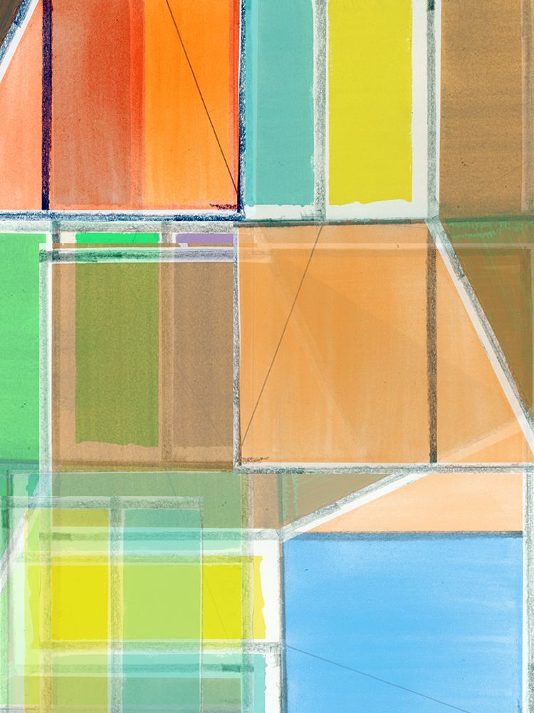 Rainbow Stained Glass II art print by Cartissi for $57.95 CAD