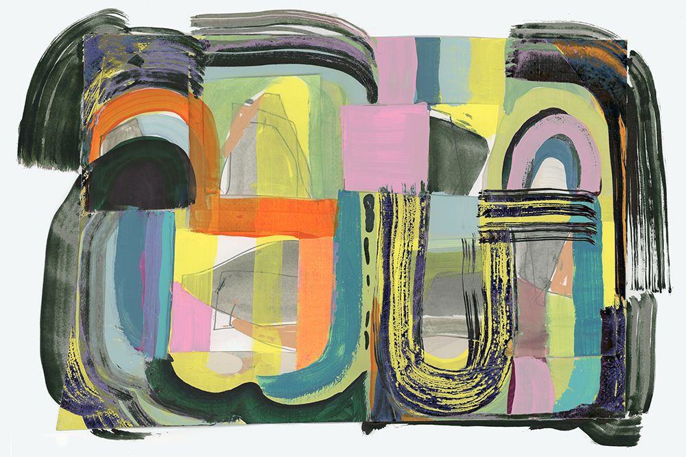 Bending Carousel art print by Cartissi for $57.95 CAD