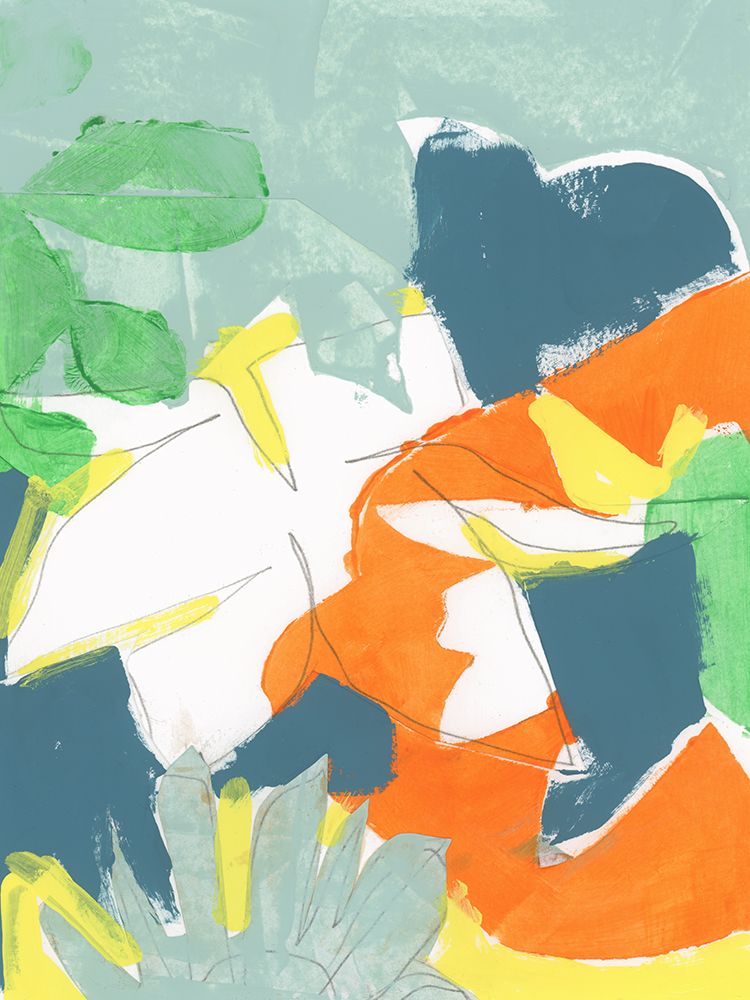 Bright Flora I art print by Cartissi for $57.95 CAD
