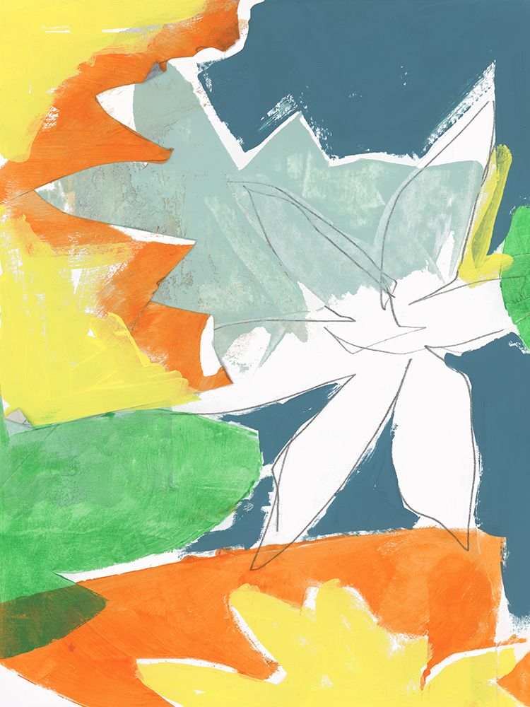 Bright Flora II art print by Cartissi for $57.95 CAD