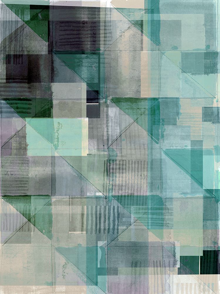 Blue Inkey Angles art print by Cartissi for $57.95 CAD