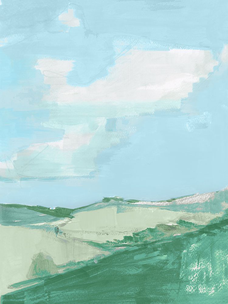 Fluffy Blue Clouds III art print by Cartissi for $57.95 CAD