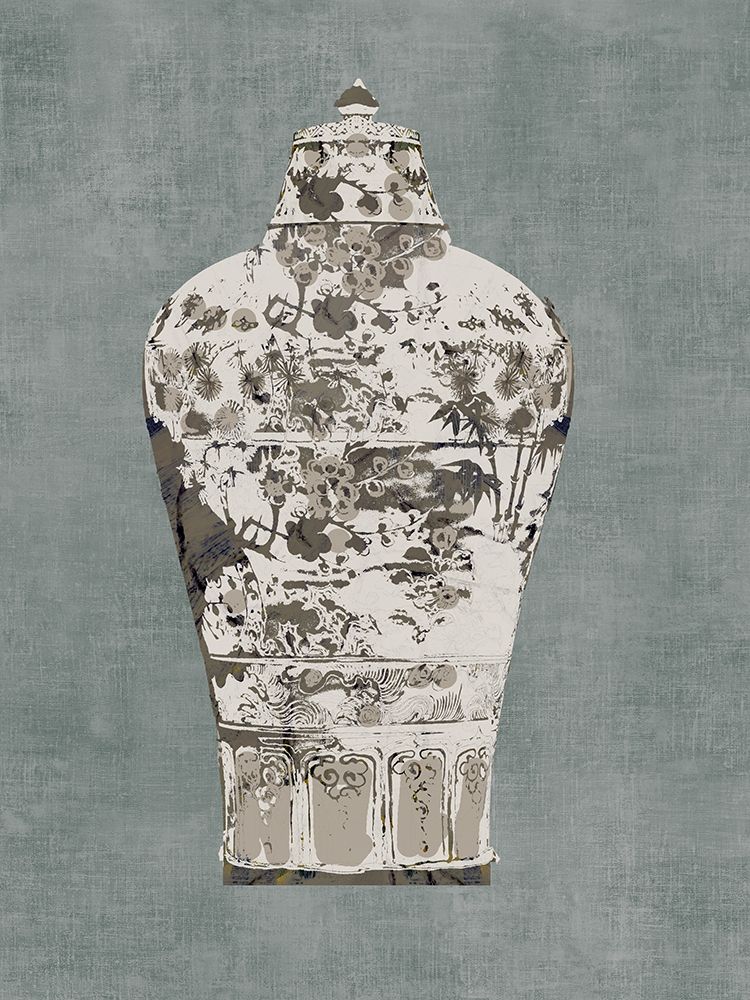 Deco Vase I art print by Cartissi for $57.95 CAD