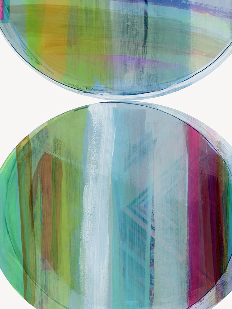 Rhythmic Circles I art print by Cartissi for $57.95 CAD