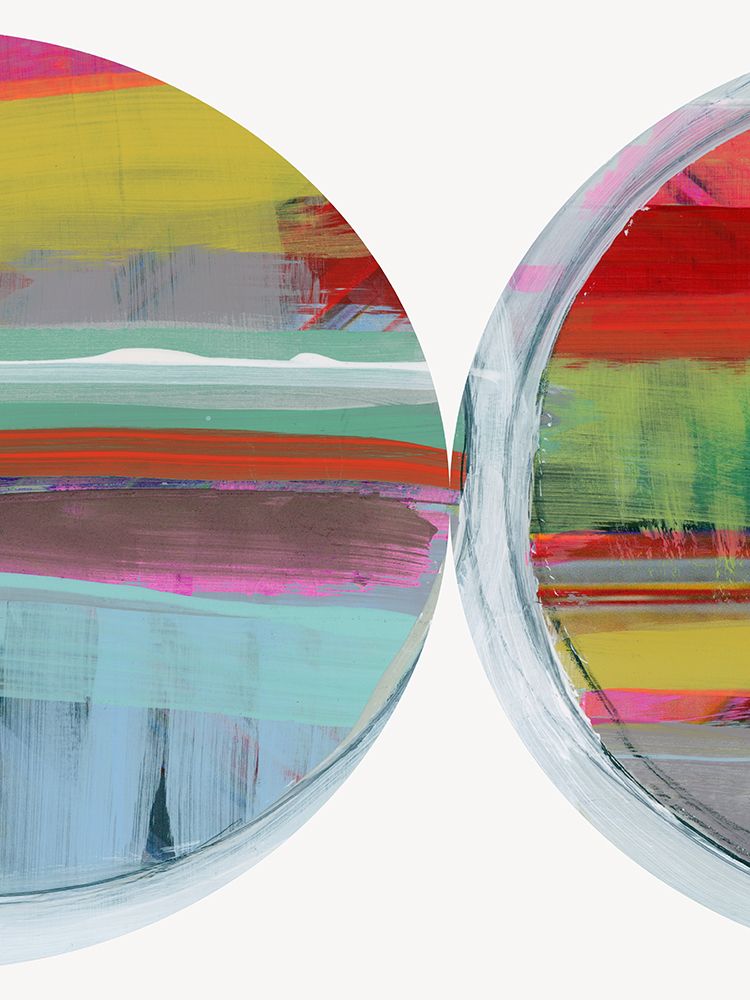 Rhythmic Circles II art print by Cartissi for $57.95 CAD