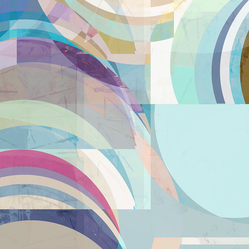 Modern Blue Graphic III art print by Cartissi for $57.95 CAD