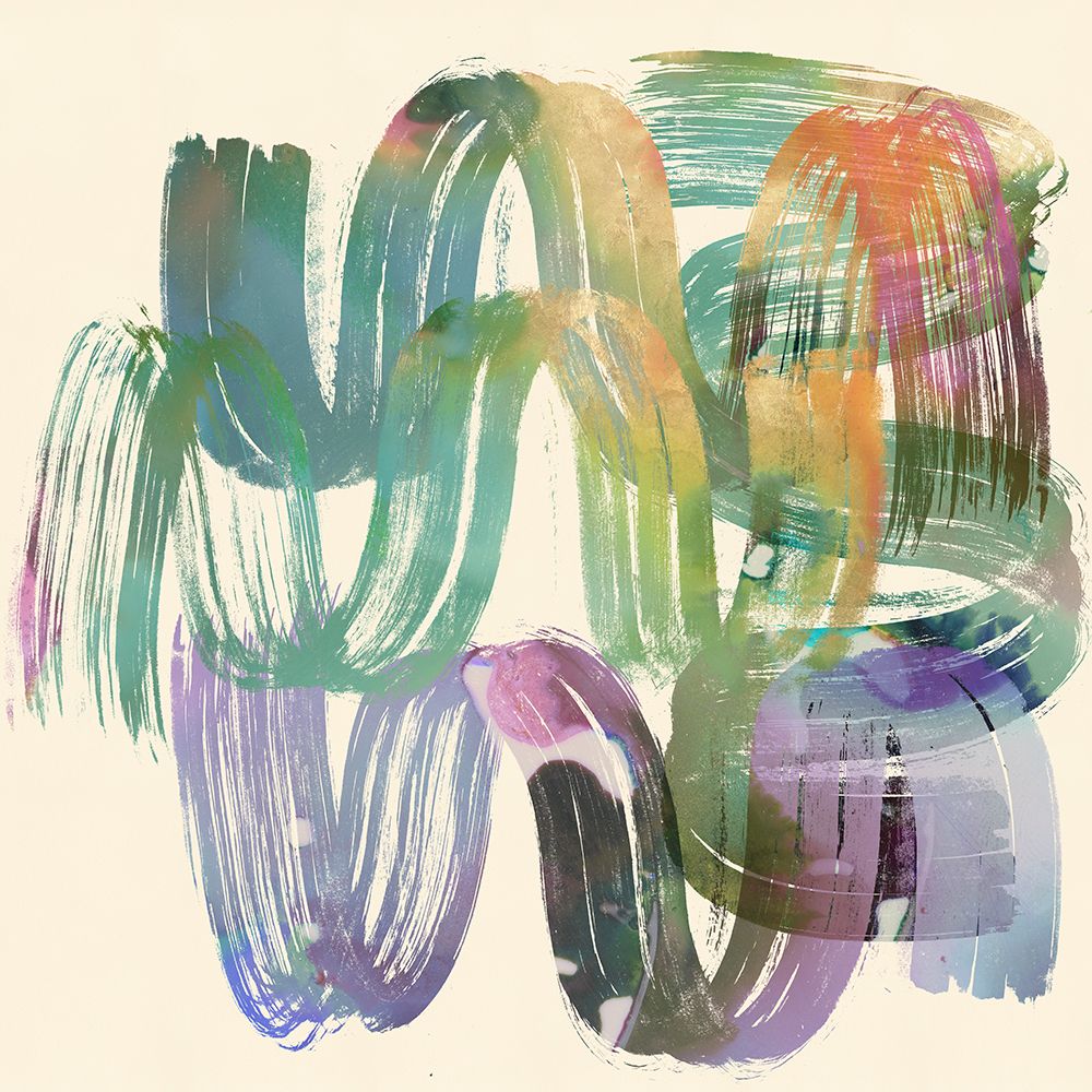 Colourful Metallic Patina I art print by Cartissi for $57.95 CAD
