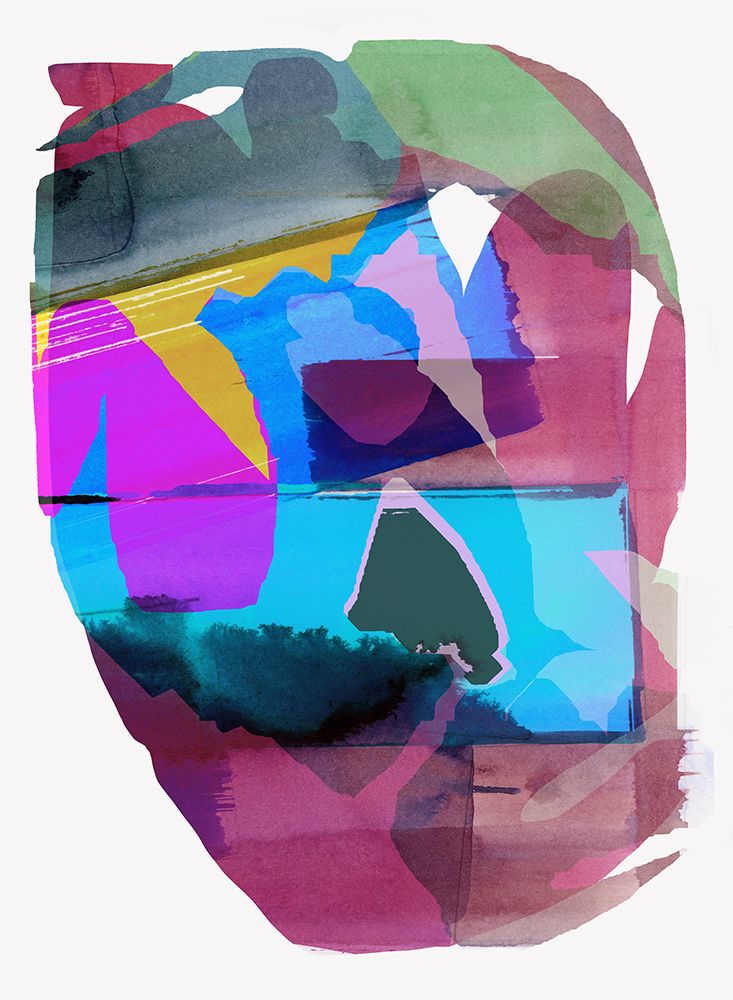 ColourWash Blob I art print by Cartissi for $57.95 CAD