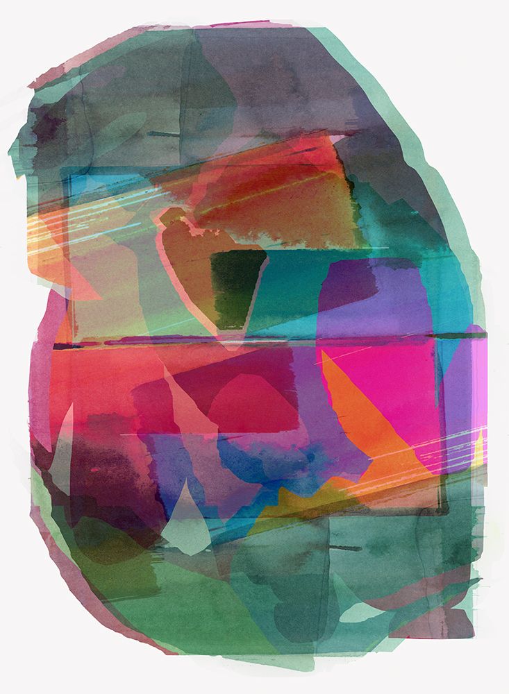 ColourWash Blob II art print by Cartissi for $57.95 CAD