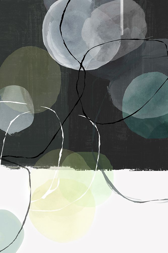 Symphony of Abstract Circles I art print by Cartissi for $57.95 CAD