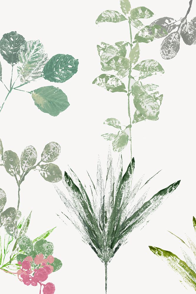 Overlapping Leaves III art print by Cartissi for $57.95 CAD