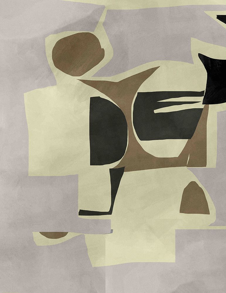 Flint Abstract Shapes II art print by Cartissi for $57.95 CAD