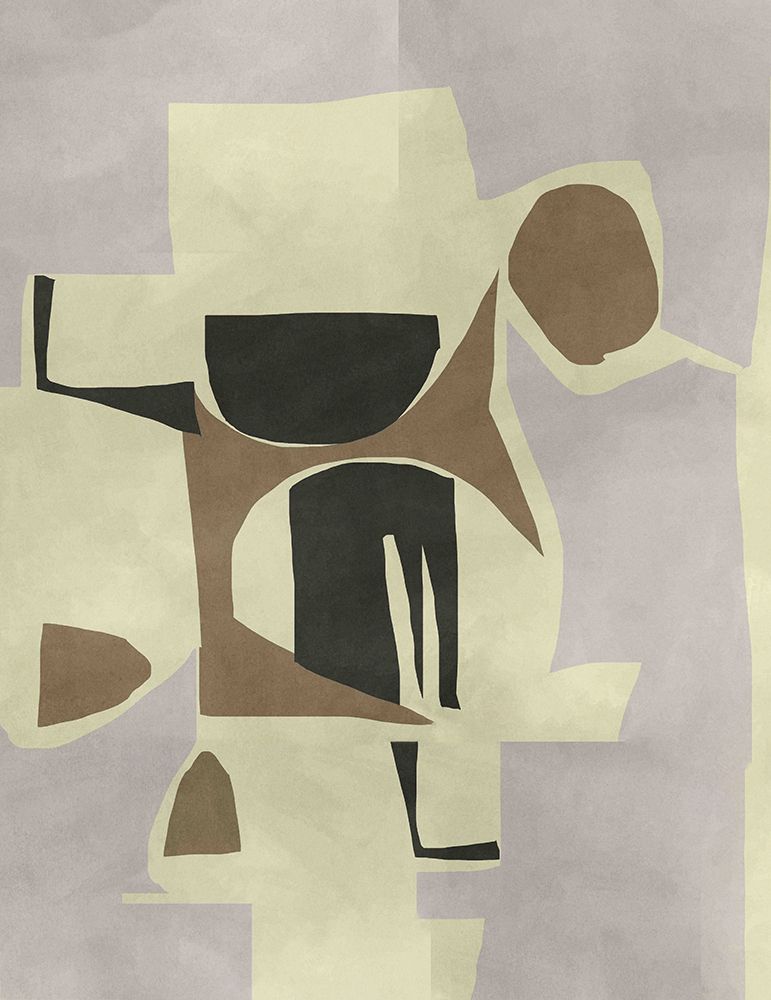 Flint Abstract Shapes III art print by Cartissi for $57.95 CAD