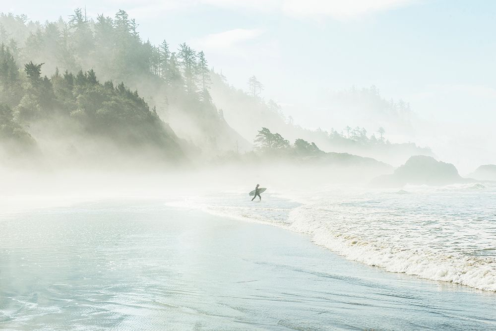 Catching the Morning Surf art print by Suhrie for $57.95 CAD