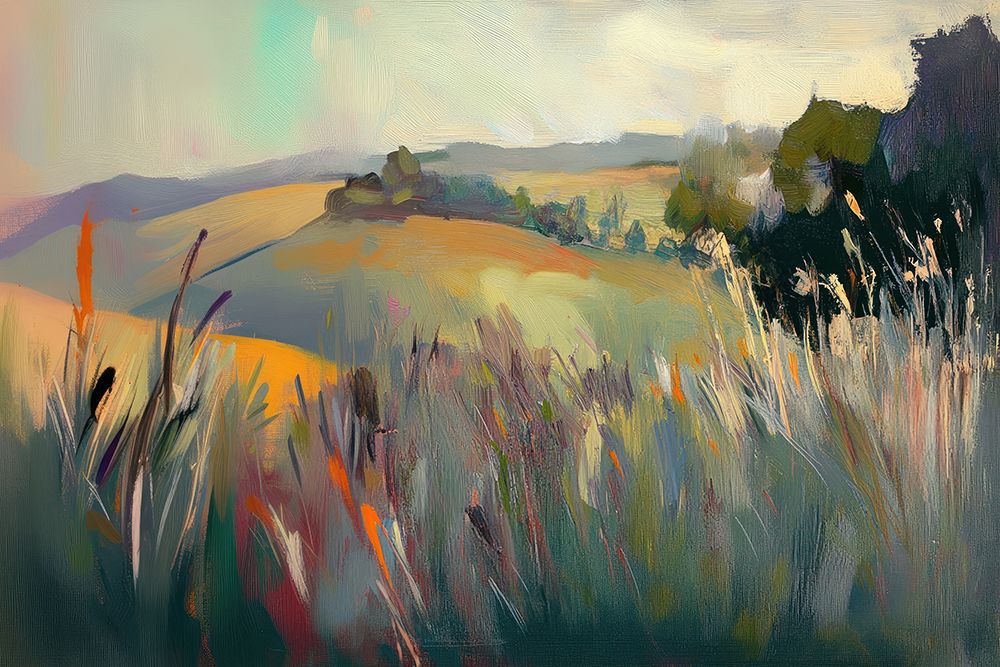 Tranquil Plains I art print by Elara Yasna for $57.95 CAD