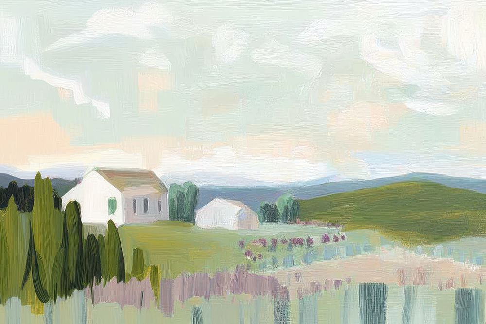 Hillside Haven art print by Elara Yasna for $57.95 CAD