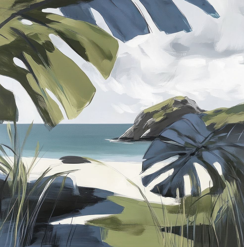 Tropical Vibes I art print by Elara Yasna for $57.95 CAD