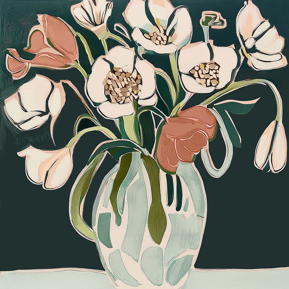 Burning Petals II art print by Elara Yasna for $57.95 CAD