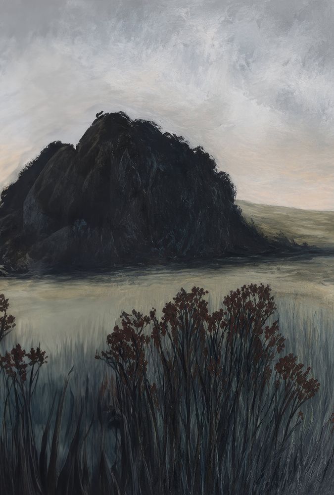 Quiet Landscape with Dark Hill II art print by Elara Yasna for $57.95 CAD