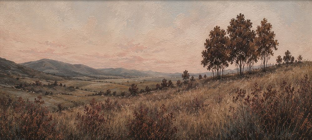 Rolling Hills at Dusk art print by Elara Yasna for $57.95 CAD