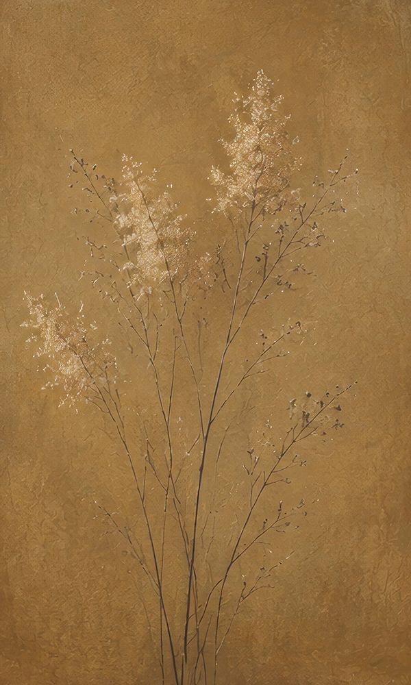 Delicate Branches Against Warm Earth art print by Elara Yasna for $57.95 CAD
