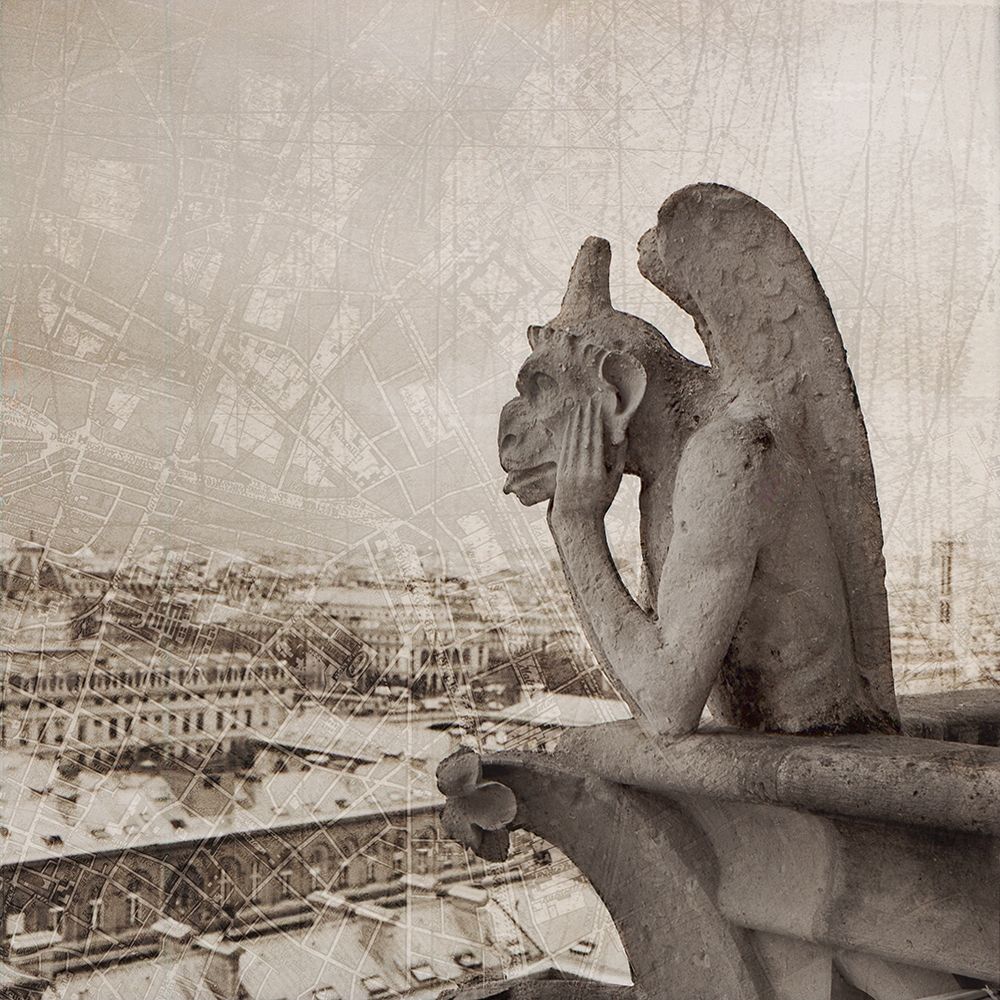 Gargoyle I art print by YK Studios for $57.95 CAD