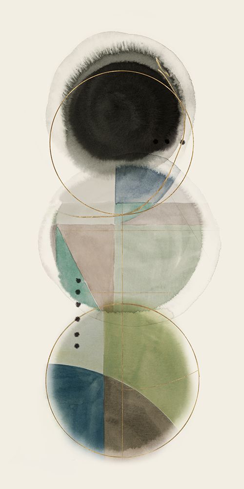 Stacked Circles II art print by Hazel J for $57.95 CAD