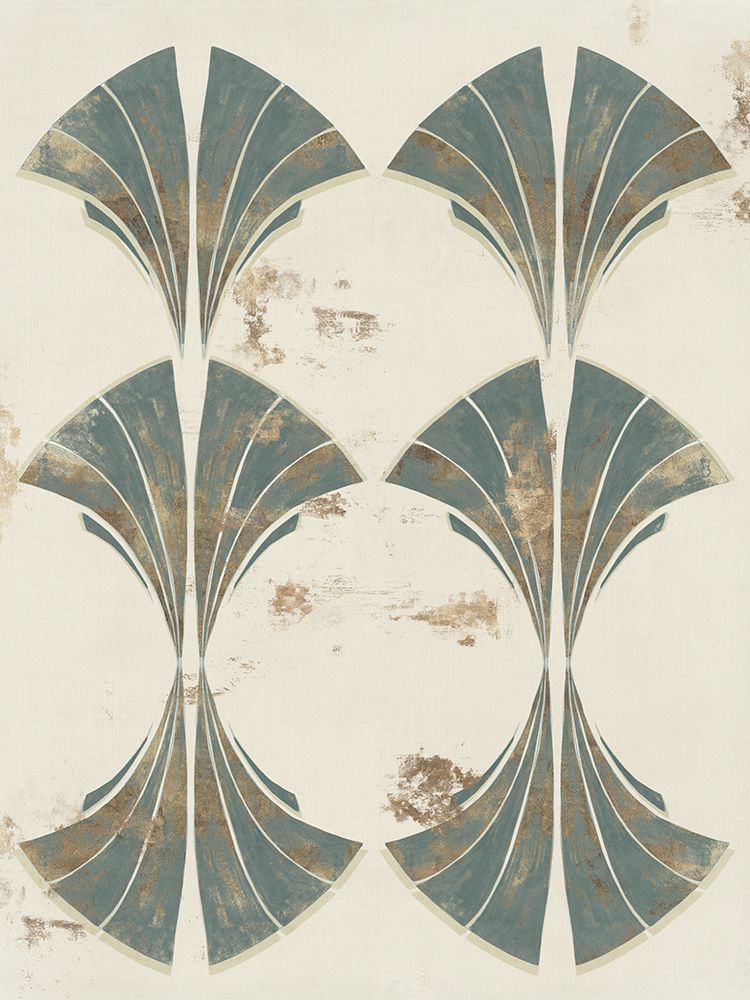 Art Deco Fan I art print by Hazel J for $57.95 CAD