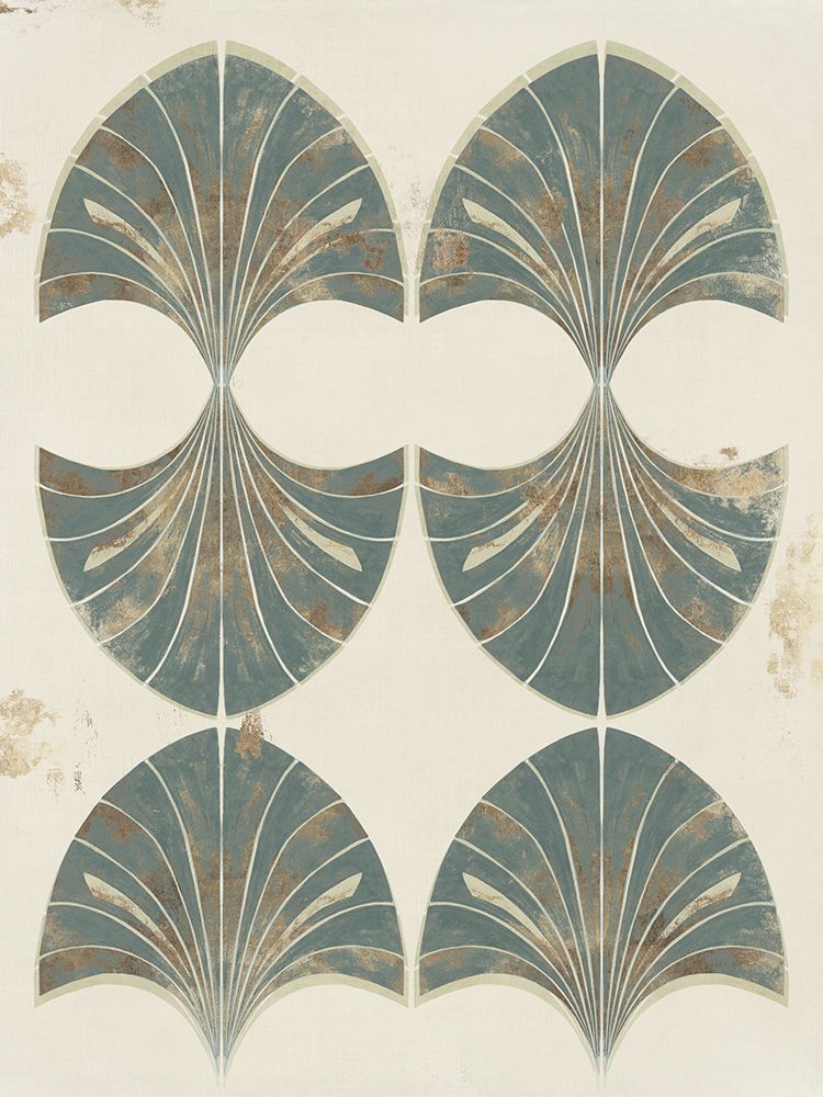 Art Deco Fan II art print by Hazel J for $57.95 CAD