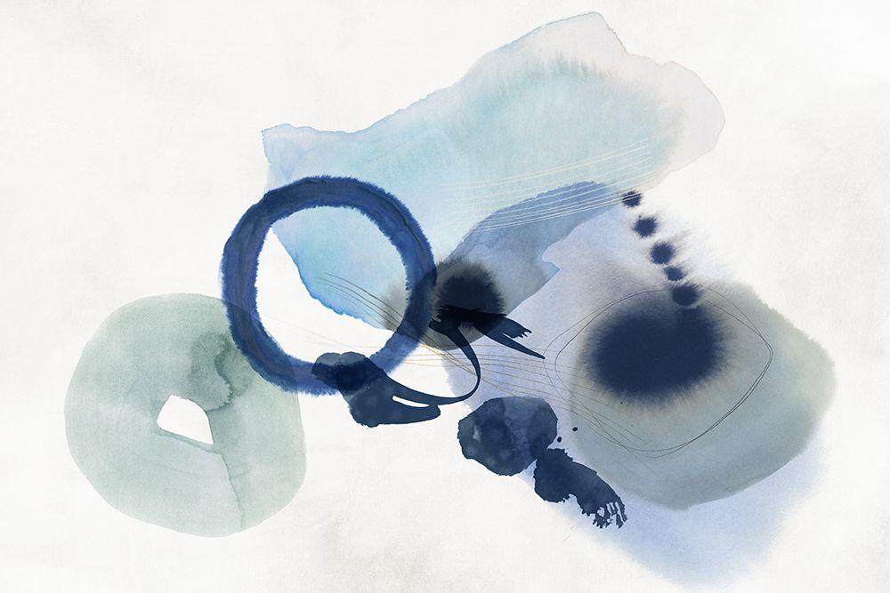 Blue Cosmos I art print by Hazel J for $57.95 CAD