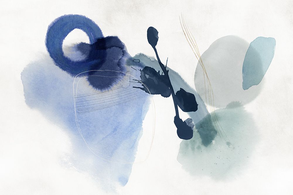 Blue Cosmos II art print by Hazel J for $57.95 CAD