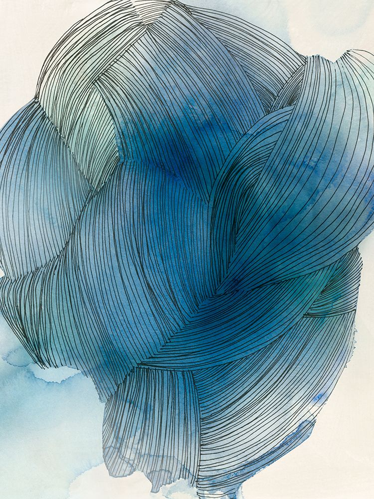 Blue Nexus I art print by Hazel J for $57.95 CAD