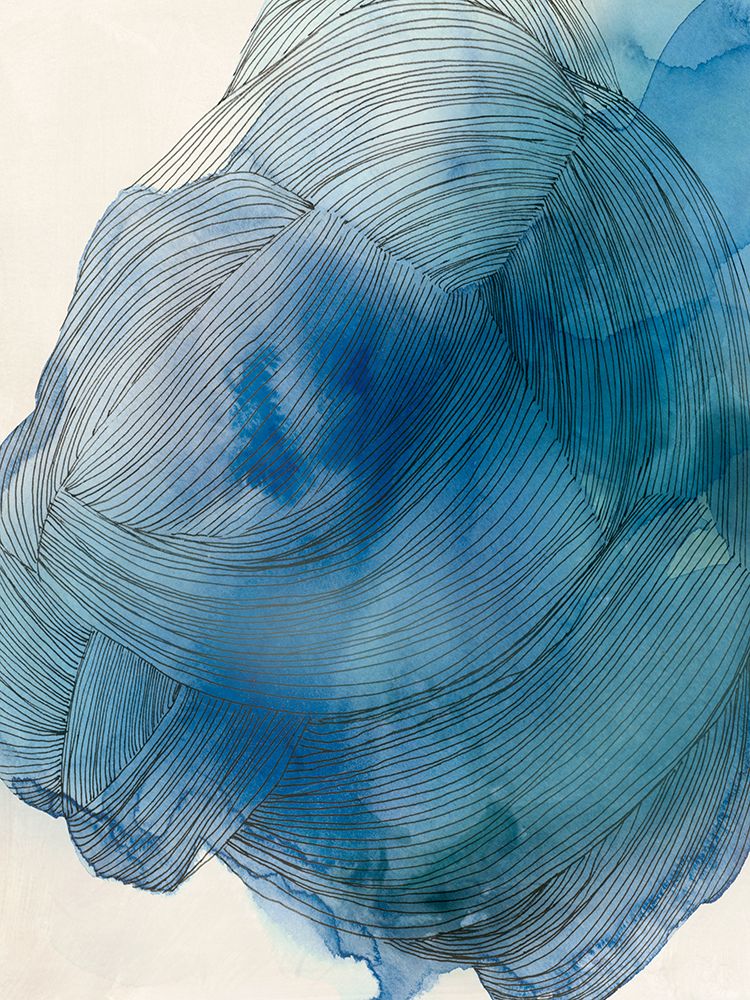 Blue Nexus II art print by Hazel J for $57.95 CAD
