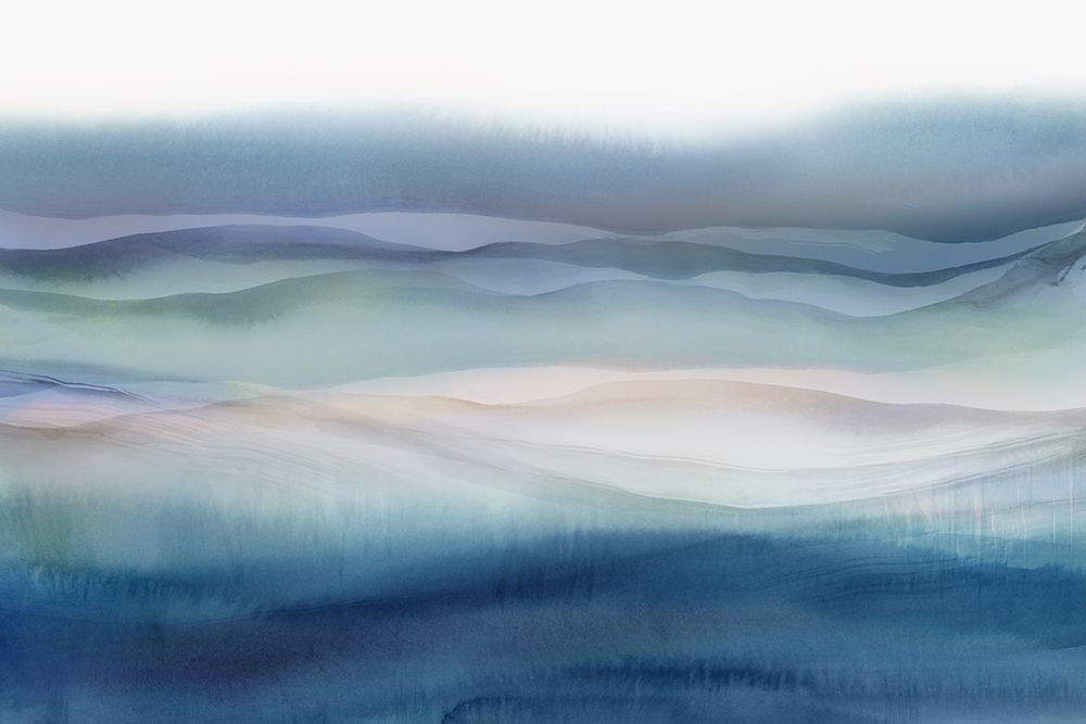 Soft Currents I art print by Hazel J for $57.95 CAD