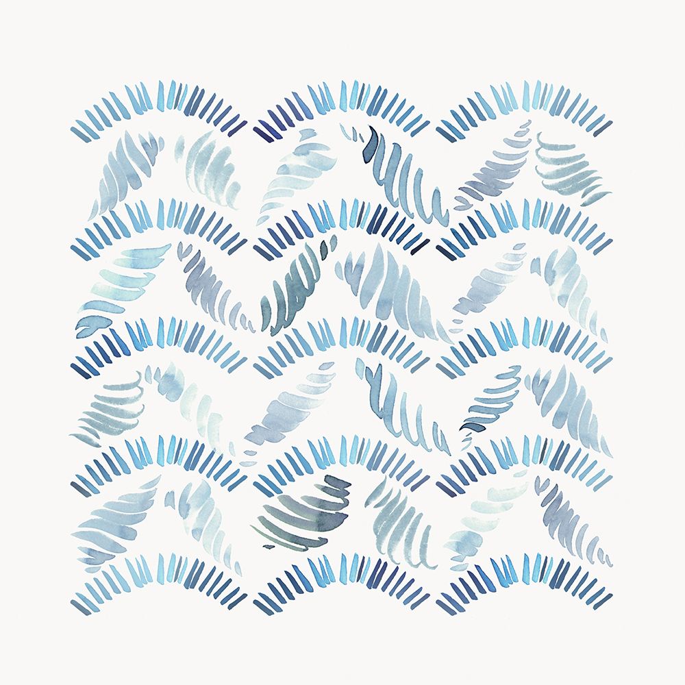 Sea Scripts I art print by Hazel J for $57.95 CAD