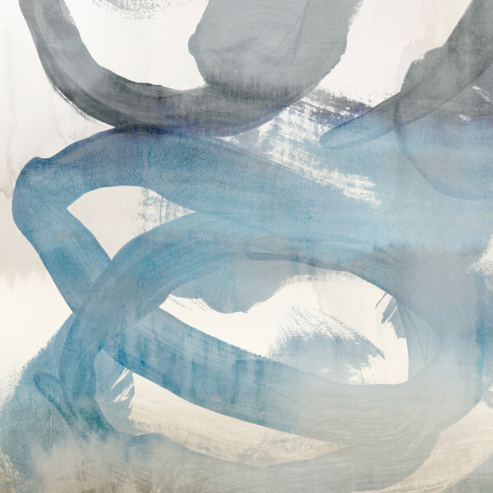 Flowing Blue Connections I art print by Hazel J for $57.95 CAD