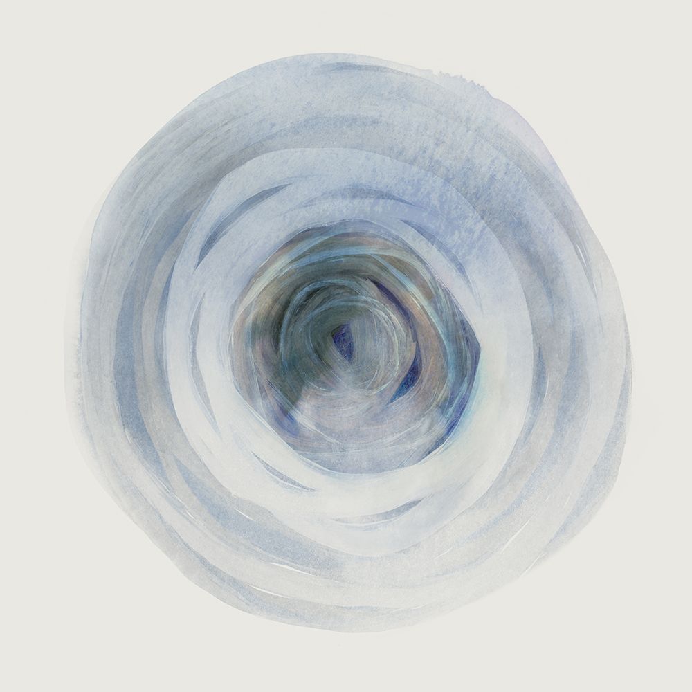 Swirling Tranquility in Blue Hues I art print by Hazel J for $57.95 CAD