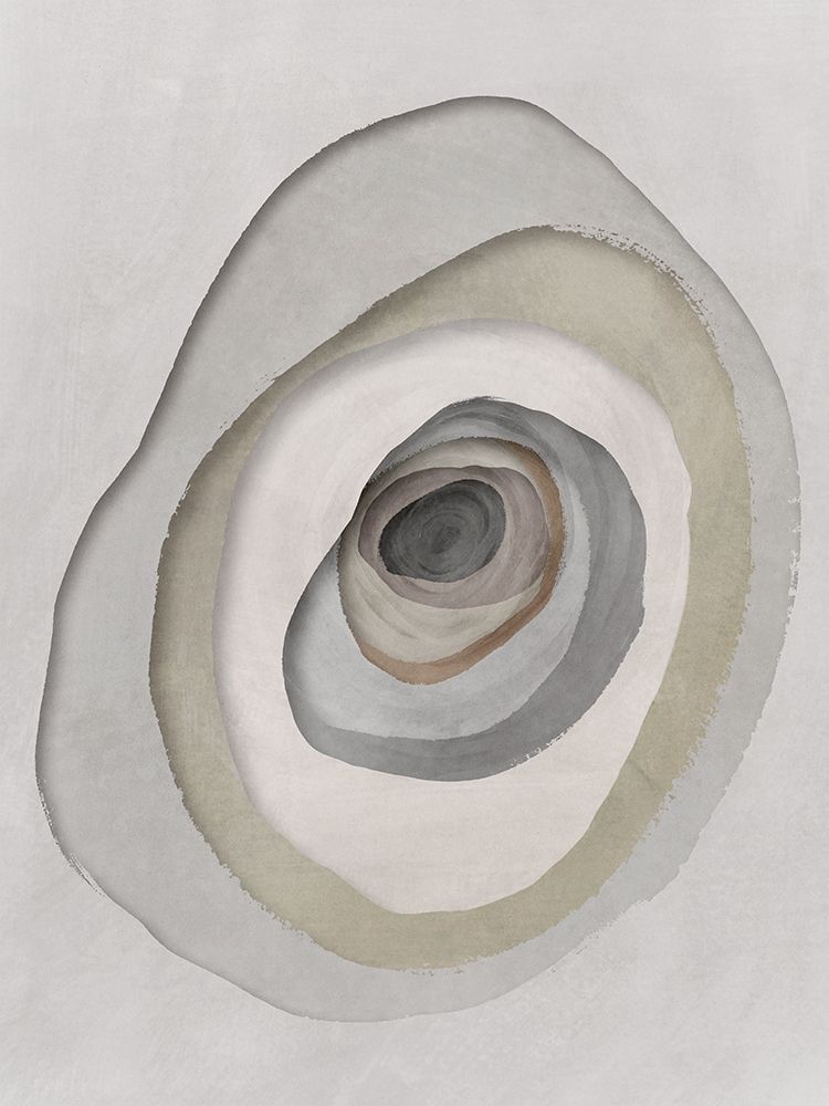 Concentric Layers of Tranquility II art print by Hazel J for $57.95 CAD