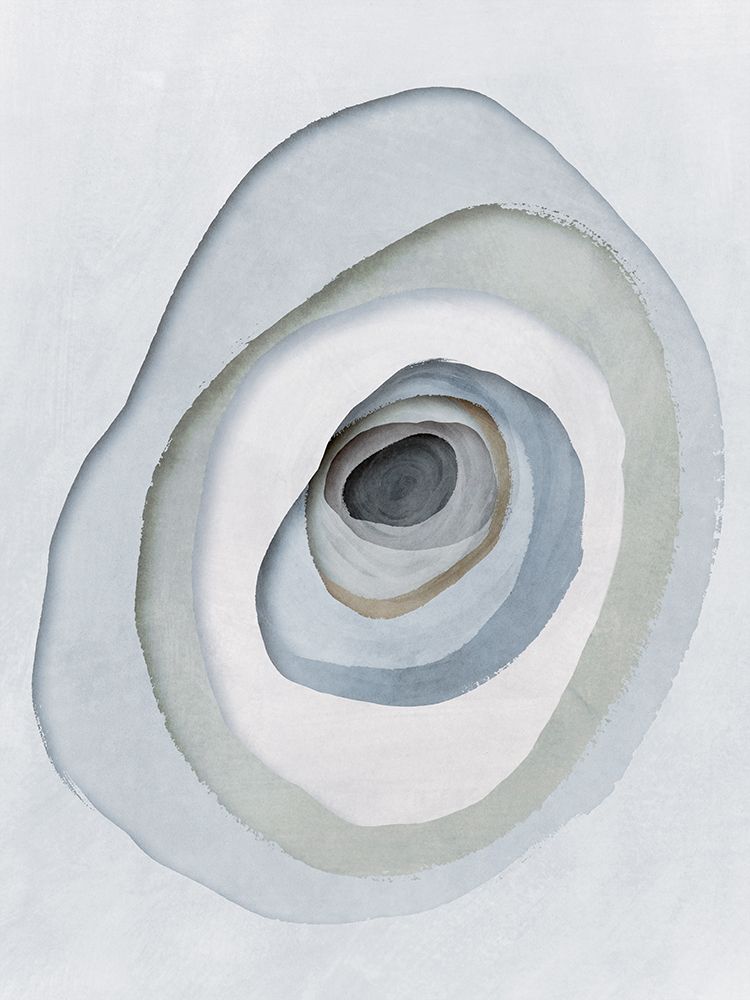 Concentric Calmness in Soft Tones art print by Hazel J for $57.95 CAD
