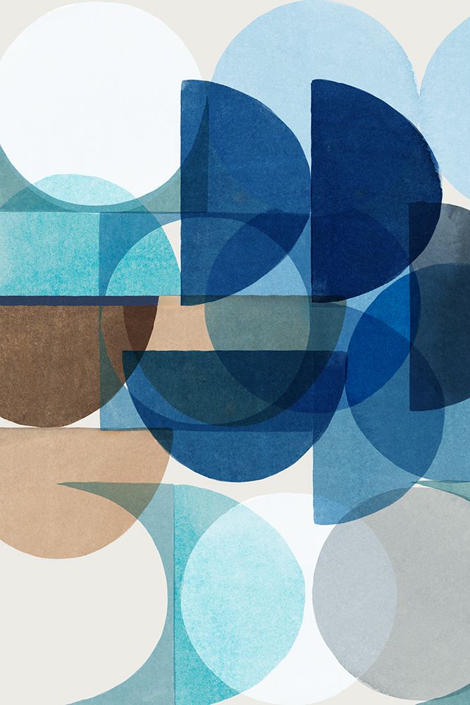Echoes in Still Blue I art print by Hazel J for $57.95 CAD