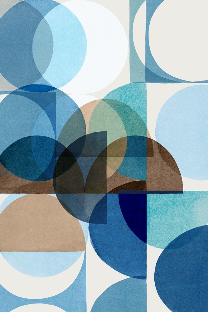 Echoes in Still Blue I! art print by Hazel J for $57.95 CAD