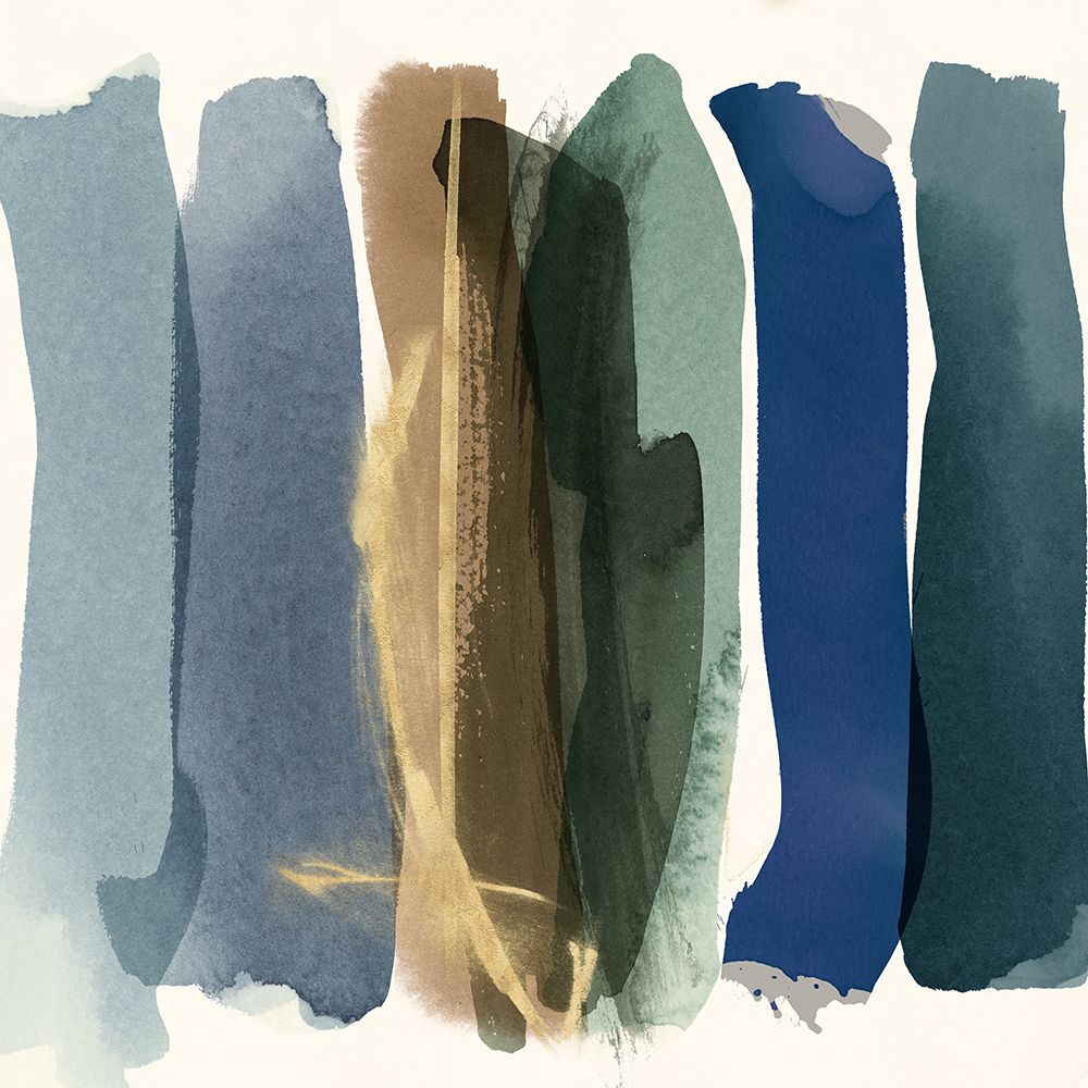 Earthy Strokes of Serenity I art print by Hazel J for $57.95 CAD
