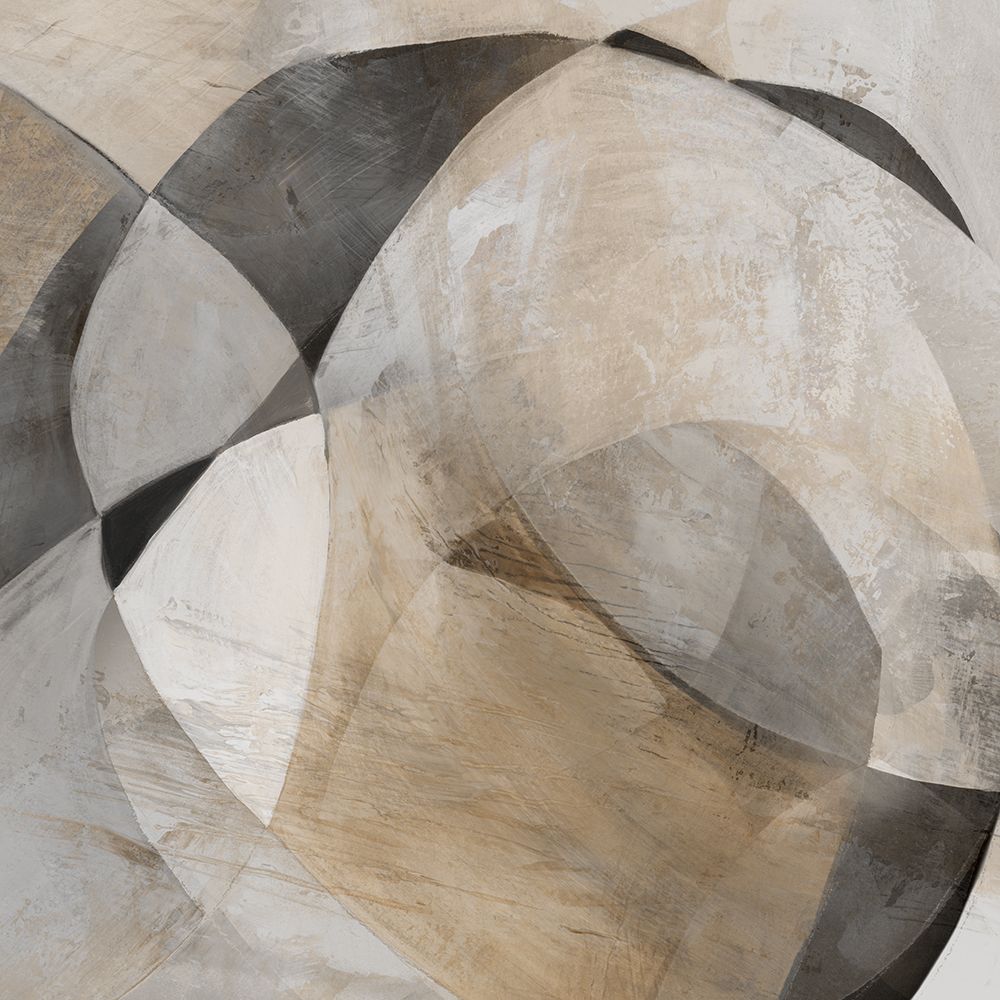 Curved Pathways of Subtle Tones art print by Hazel J for $57.95 CAD