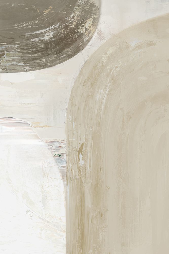 Earthy Curves and Textured Layers II art print by Hazel J for $57.95 CAD