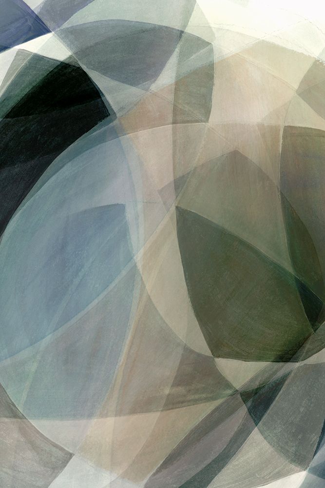 Converging Waves of Color II art print by Hazel J for $57.95 CAD