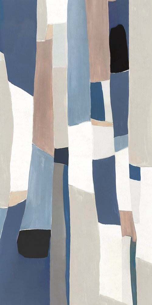 Geometric Harmony in Soft Hues II art print by Hazel J for $57.95 CAD