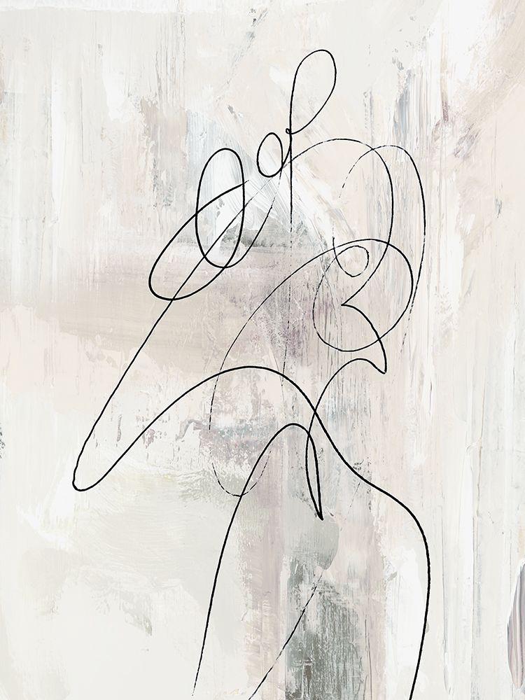Lines of Serenity and Motion I art print by Hazel J for $57.95 CAD