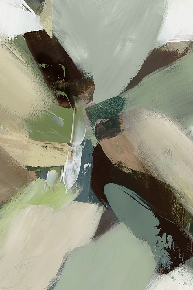 Earthy Brushstroke Harmony art print by Hazel J for $57.95 CAD