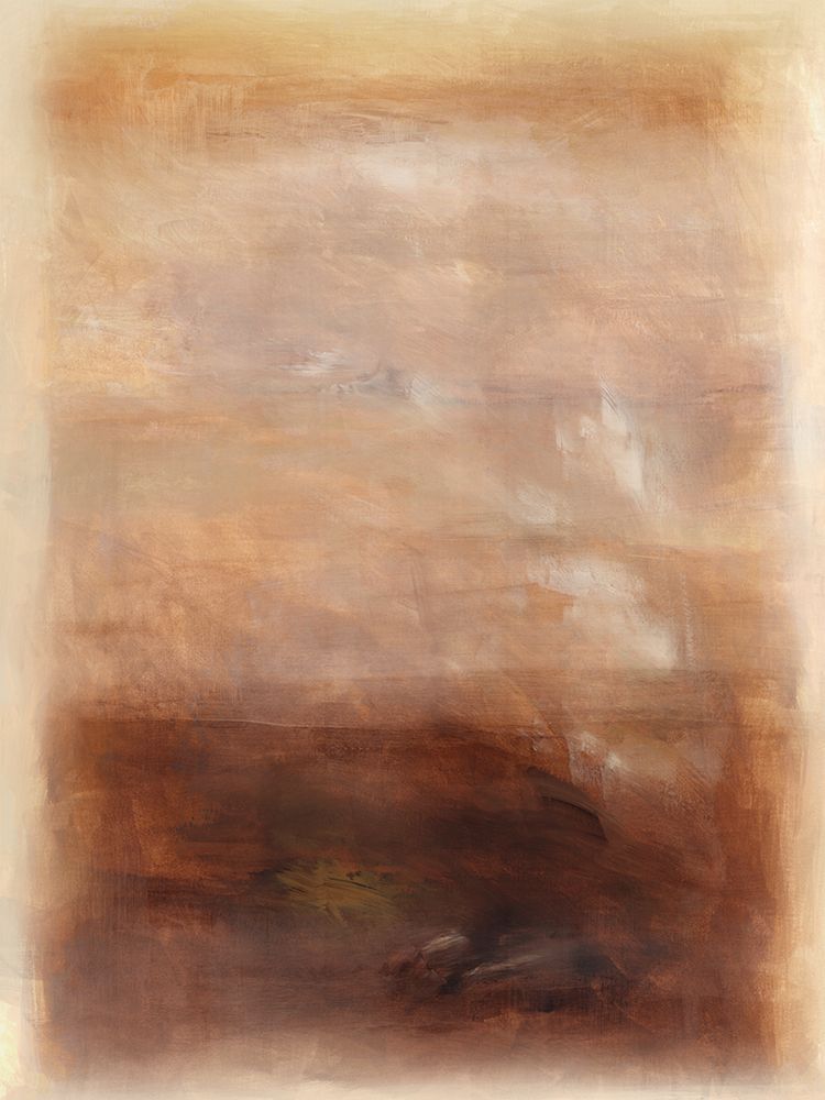 Muted Earth Tones Landscape art print by Hazel J for $57.95 CAD