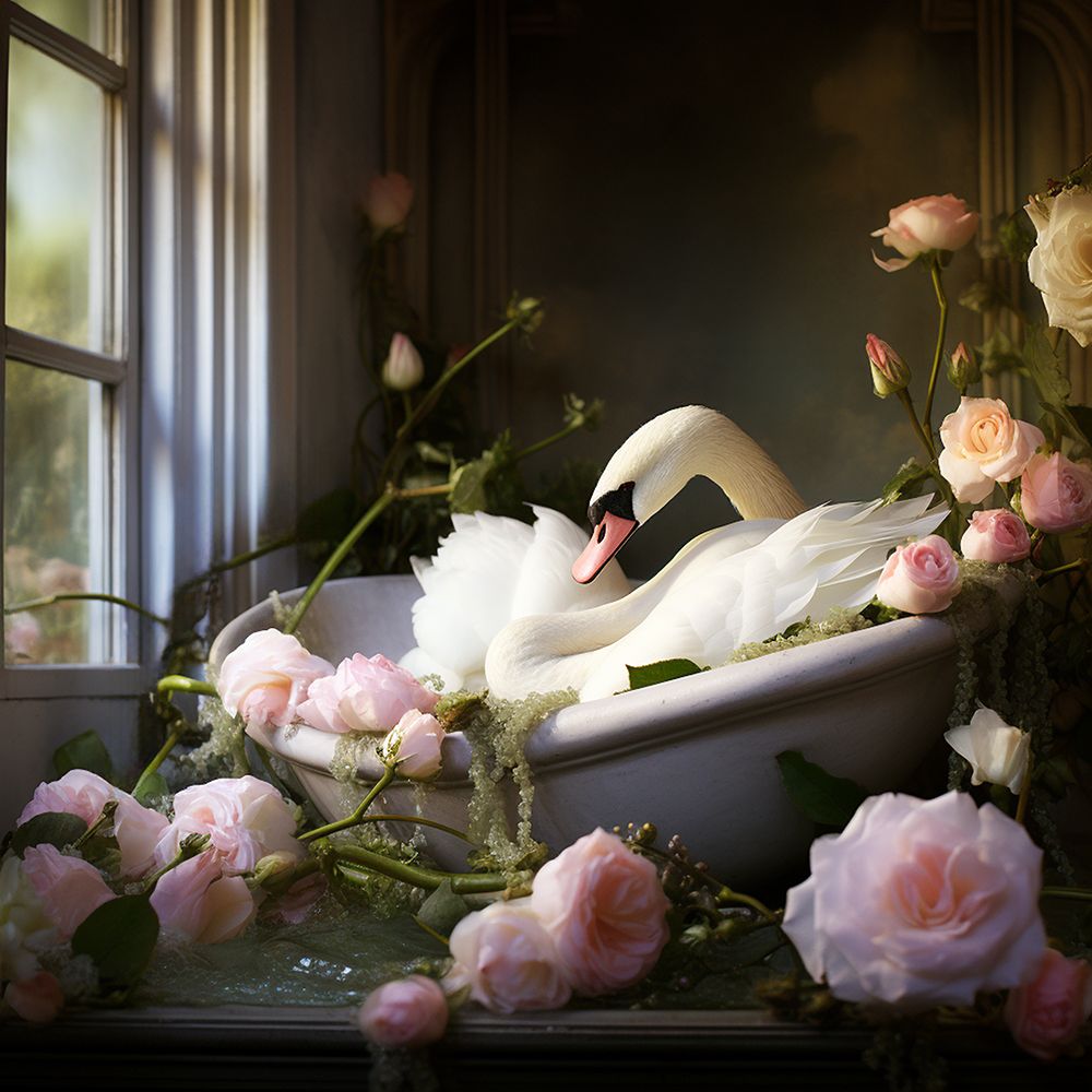 Bathing Delight III art print by Lazar Studio for $57.95 CAD